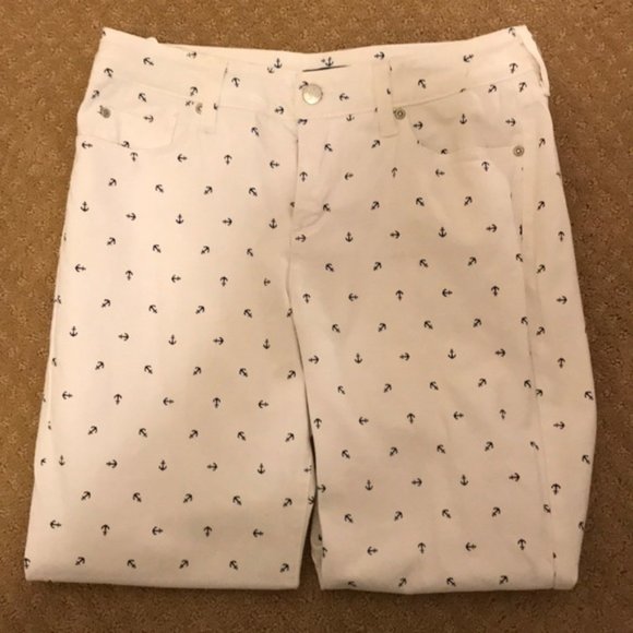 NYDJ White Skinny Ankle Jeans - Picture 2 of 5